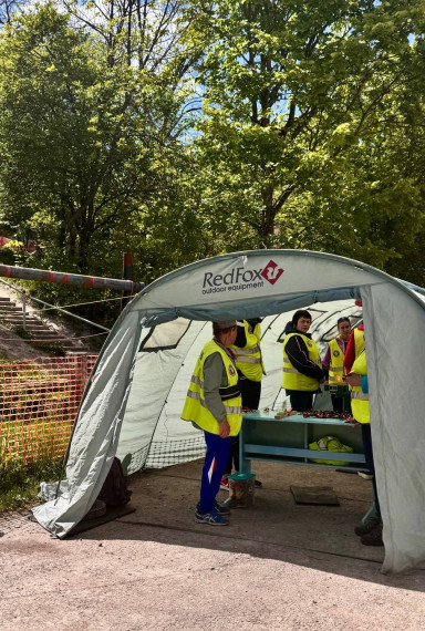 Городские соревнования по туризму.